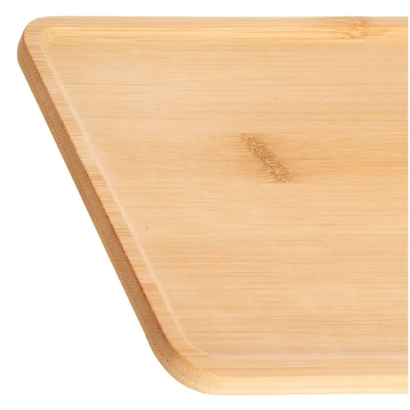 Talerz Drewniany Prostokątny Do Serwowania Bambusowy 35 x 15 cm MEBLIVA