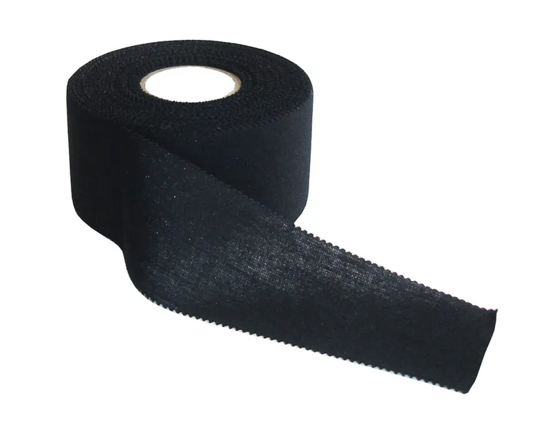 Taśma Tejp Tape Sportowa Sztywna Twarda 3,8 x 13,7 m MOVEMANIA - Czarna
