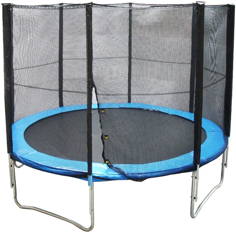 Trampolina Ogrodowa 305 cm Z Siatką Ochronną Zewnętrzną Do 150kg MOVEMANIA