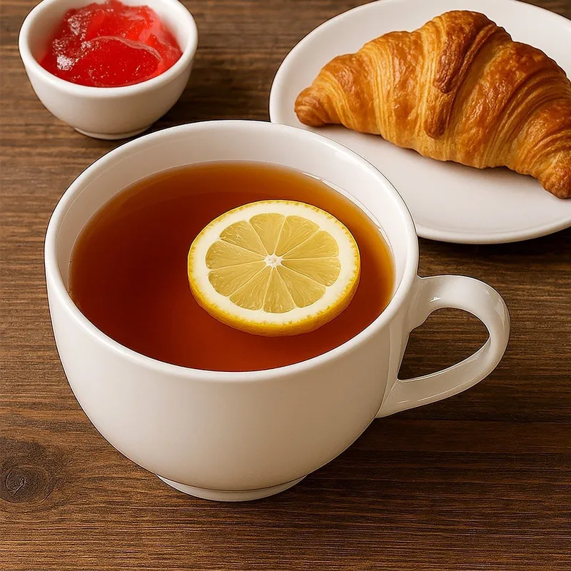 Kubek Porcelanowy XL Do Kawy Herbaty Klasyczny 0,65 l MEBLIVA - Biały
