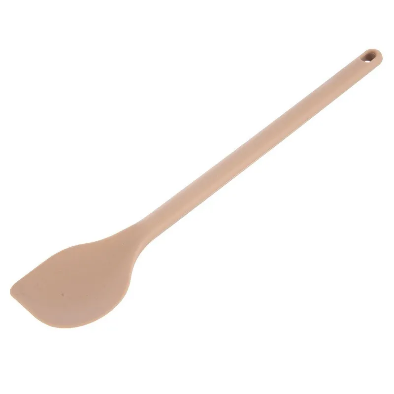 Łyżka Kuchenna Silikonowa Do Mieszania Nakładania 28 cm MEBLIVA - Beżowa