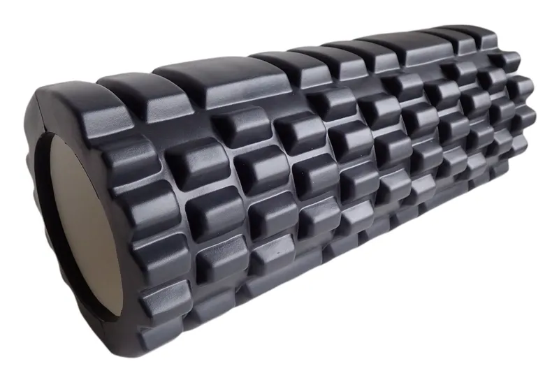 Roller Wałek Do Masażu Masażer Z Wypustkami 33 x 14 cm MOVEMANIA - Czarny
