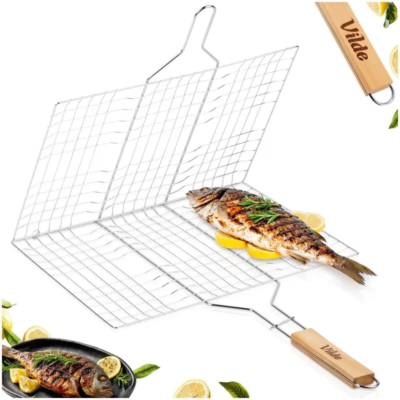 Ruszt Do Grillowania Metalowy Uniwersalny Na Grill Z Uchwytem GARDIVA