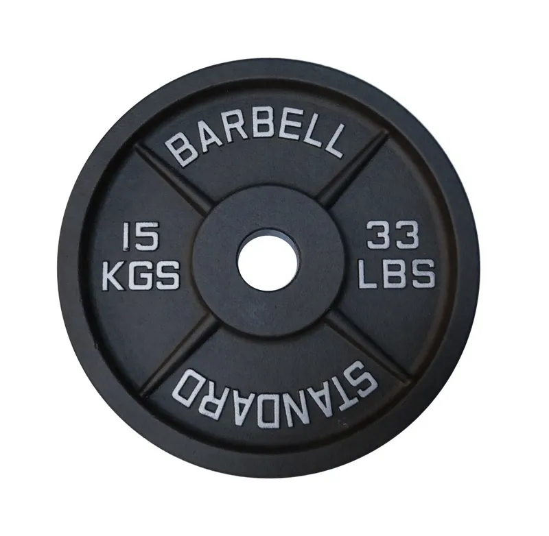 Talerz Ciężar Obciążenie Olimpijskie Żeliwne Solidne 15 kg 50mm MOVEMANIA