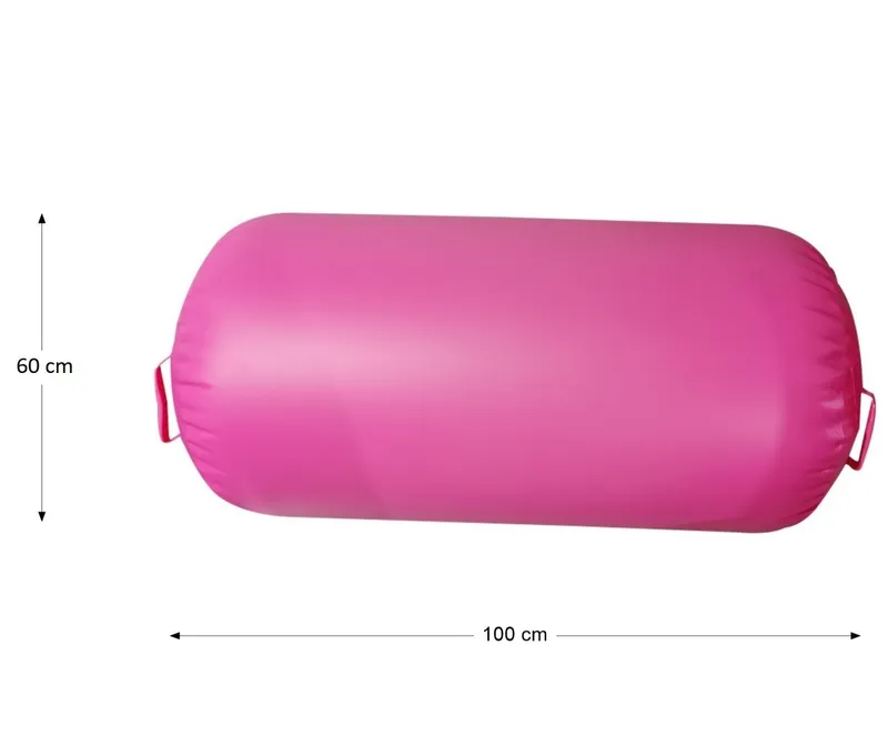 AirRoller Wałek Do Ćwiczeń 100 x 60 cm Pink MOVEMANIA