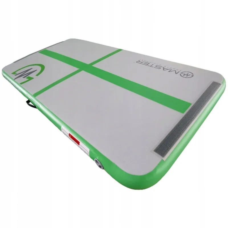 AirTrack Dmuchana Mata Gimnastyczna 200 x 100 x 10 cm Green MOVEMANIA