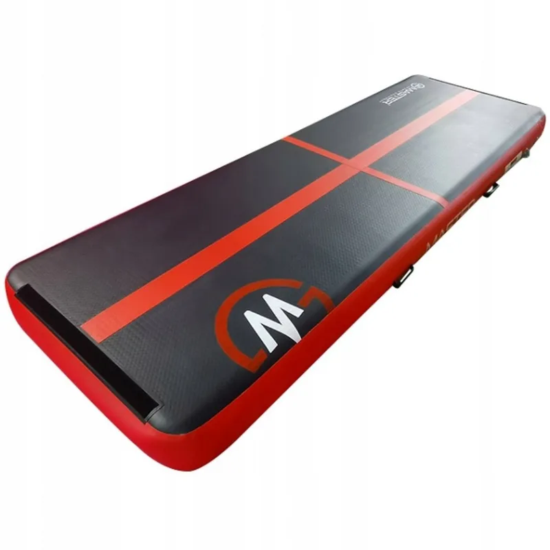 AirTrack Dmuchana Mata Gimnastyczna 300 x 100 x 20 cm Black-Red MOVEMANIA