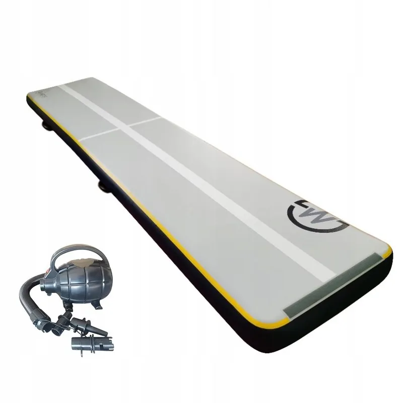 AirTrack Dmuchana Mata Gimnastyczna S-Pro 600 x 100 x 20 cm MOVEMANIA