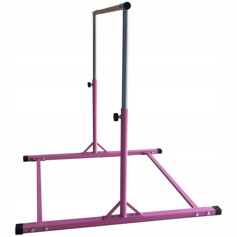 Drążek Gimnastyczny Wolnostojący 150 cm MOVEMANIA - Różowy
