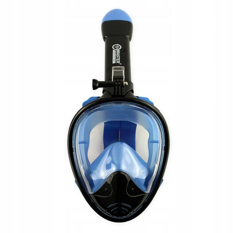 Maska Do Nurkowania Snorkelingu Pełnotwarzowa L-XL Black MOVEMANIA
