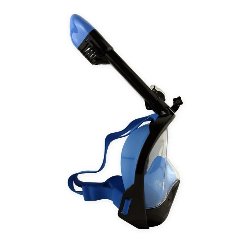 Maska Do Nurkowania Snorkelingu Pełnotwarzowa L-XL Black MOVEMANIA