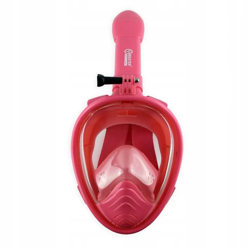 Maska Do Nurkowania Snorkelingu Pełnotwarzowa XS Pink MOVEMANIA