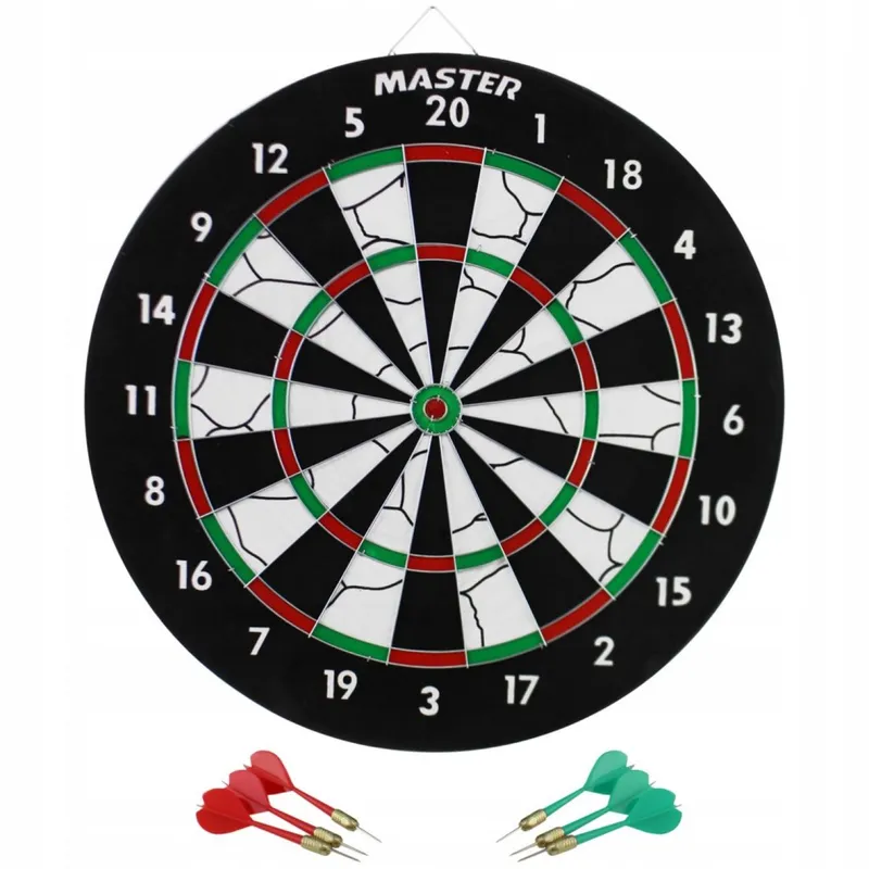 Tarcza Do Darta Dwustronna 37 cm + 6 Rzutek MOVEMANIA