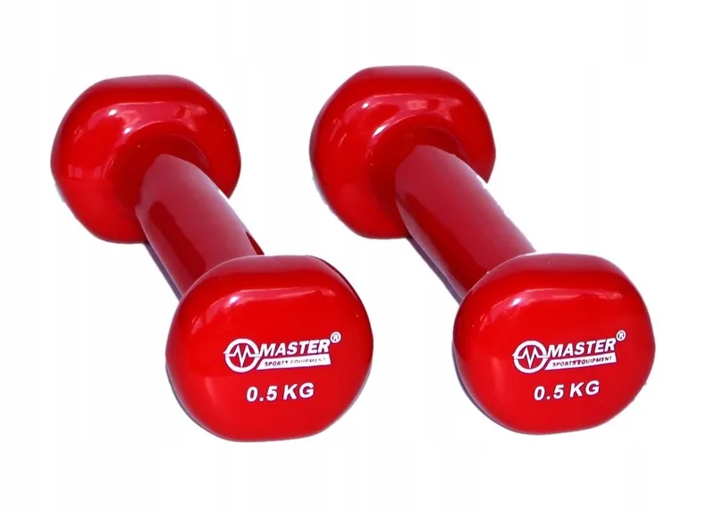 Hantelki Żeliwne Pokryte Winylem 0,5 kg X2 MOVEMANIA