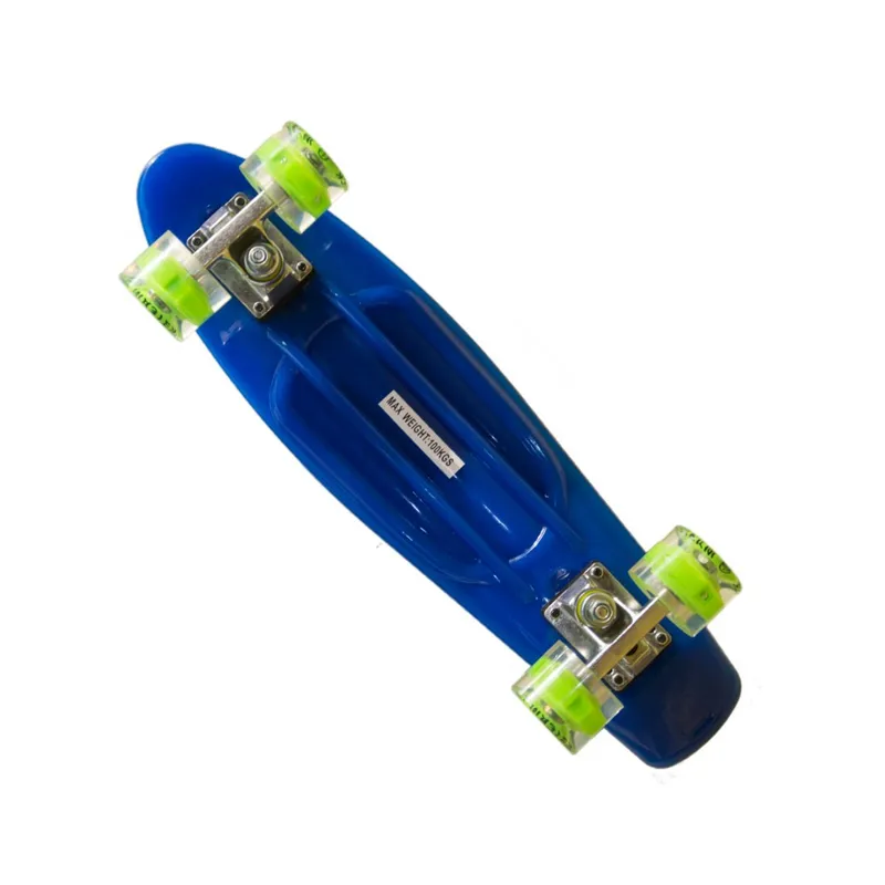 Deskorolka Mini Longboard MOVEMANIA - Niebieska