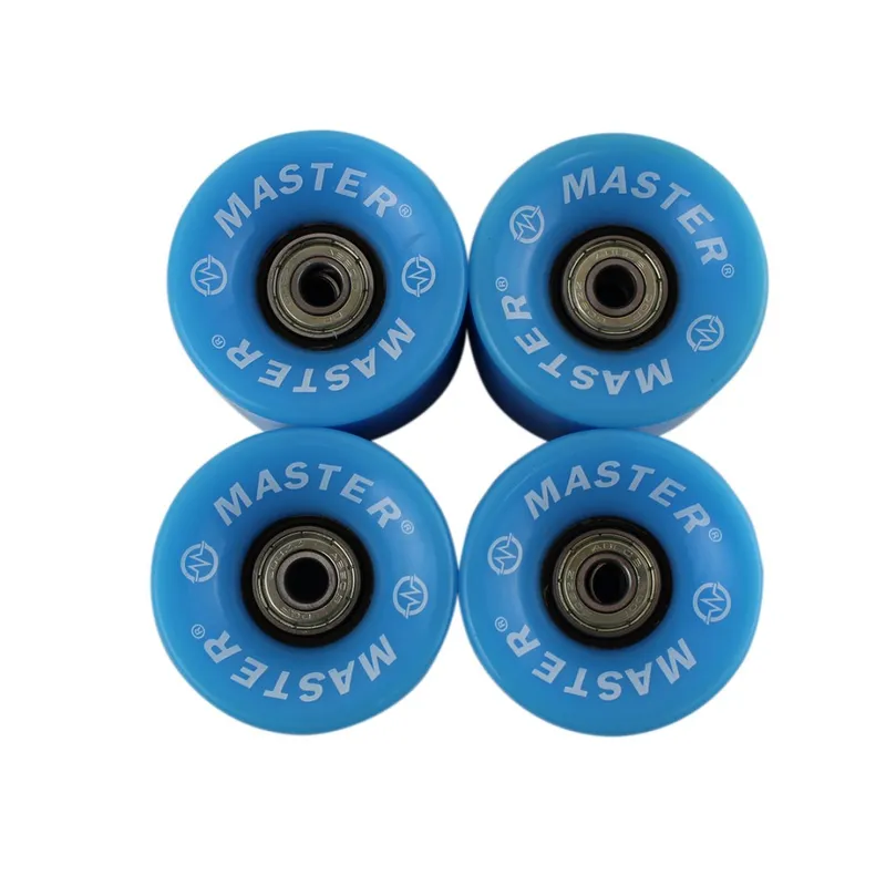 Kółka Do Deskorolki 60 x 45 mm MOVEMANIA - Blue