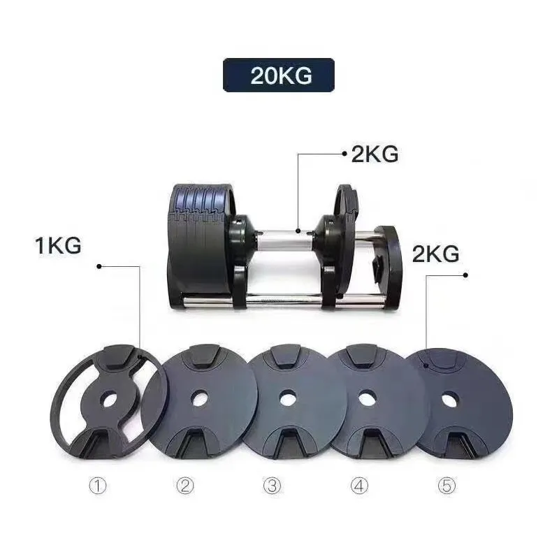 Hantla Sztangielka Spin 20 kg Ciężarki MOVEMANIA