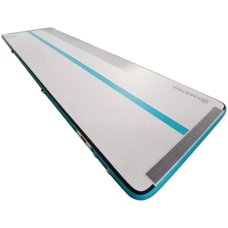 Airtrack S-Pro 600 x 150 x 10 cm Szaro Turkusowy MOVEMANIA
