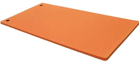 Mata Fitness Do Ćwiczeń 100 cm X 50 cm X 1,5 cm MOVEMANIA - Pomarańczowa