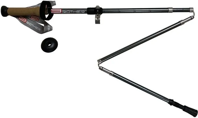 Kije Trekkingowe Regulowane 5 - Częściowe Korkowa Rączka MOVEMANIA - 135 cm