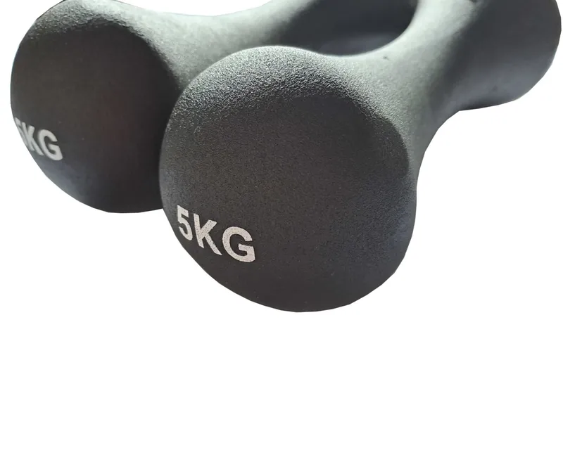 Ciężarki Żeliwne Pokryte Neoprenem 2 x 5 kg MOVEMANIA
