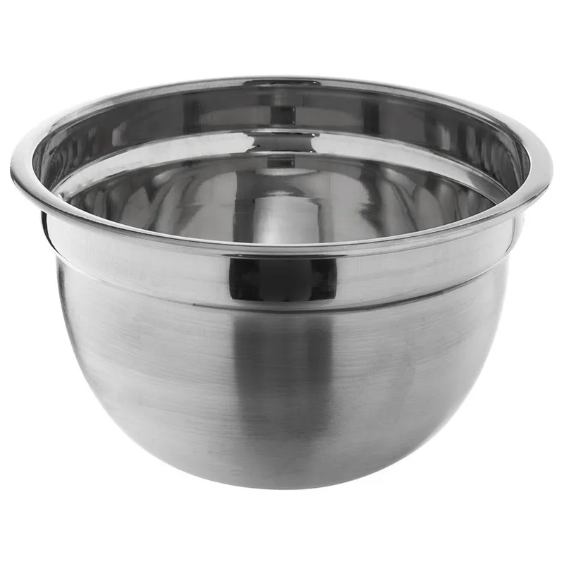 Miska Do Sałatek Ubijania Wyrabiania Kuchenna Stalowa Solidna 2,6 l MEBLIVA