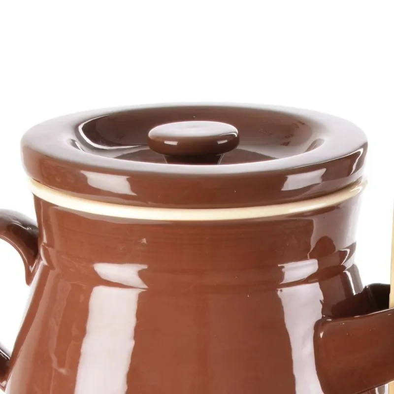 Pojemnik Garnek Do Kiszenia Ogórków Marynowania Ceramiczny 2,5 l MEBLIVA