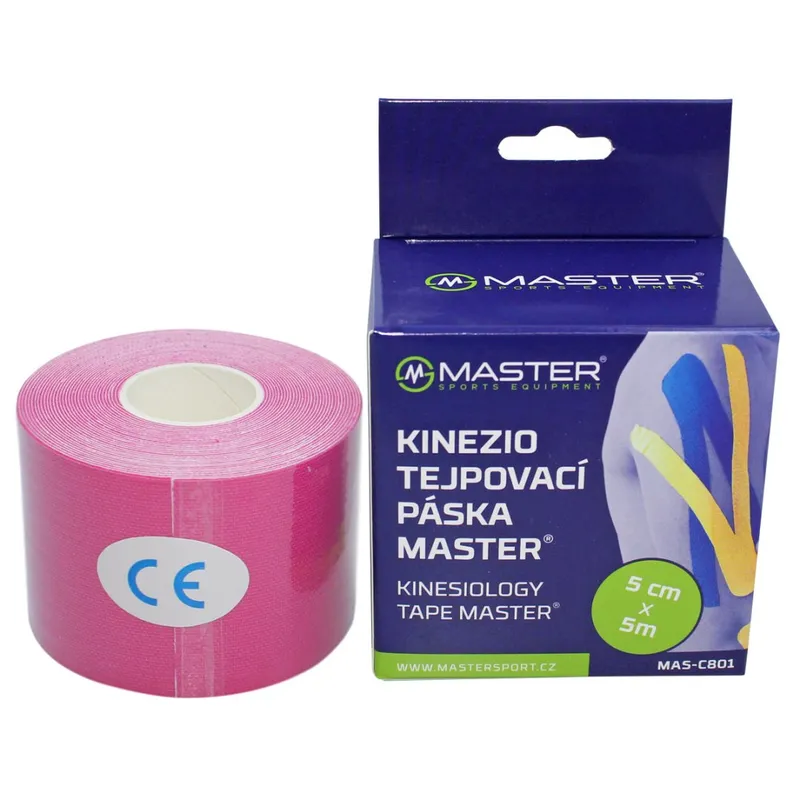 Taśma Kinezjologiczna 5 cm X 5 m MOVEMANIA - Różowa