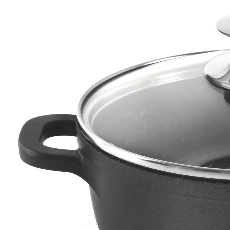 Garnek Granitowy GRANDE 20 cm 2,3 l Indukcja Zmywarka Piekarnik MEBLIVA