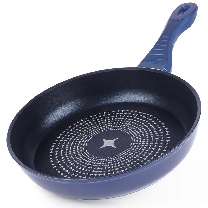 Patelnia Diamentowa Ceramiczna Nieprzywierająca Gaz Indukcja 24 cm MEBLIVA