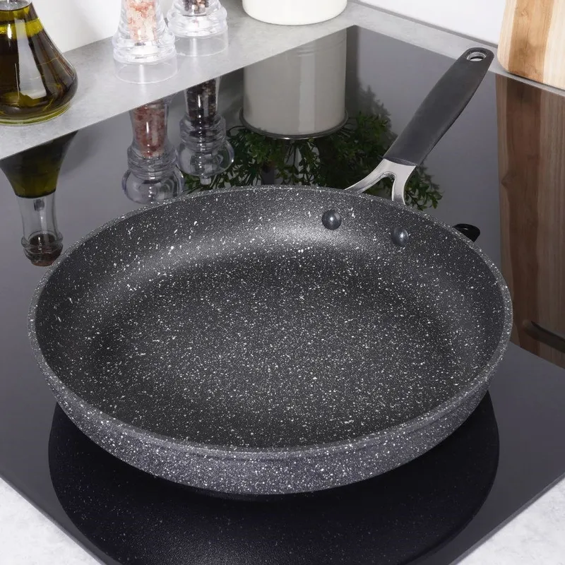 Patelnia Granitowa Nieprzywierająca 26 cm Stoner Indukcja Piekarnik MEBLIVA