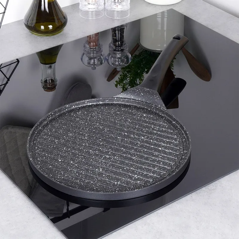Patelnia Grillowa Nieprzywierająca 26 cm Karbowane Dno Grande GARDIVA