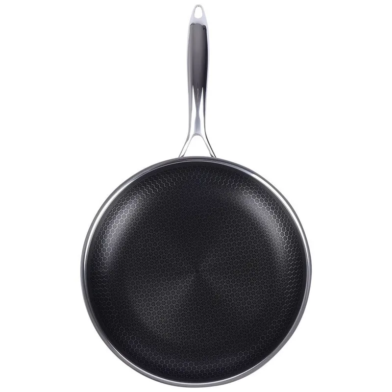 Patelnia Stalowa 28 cm Cookcell Nieprzywierająca Do Piekarnika MEBLIVA