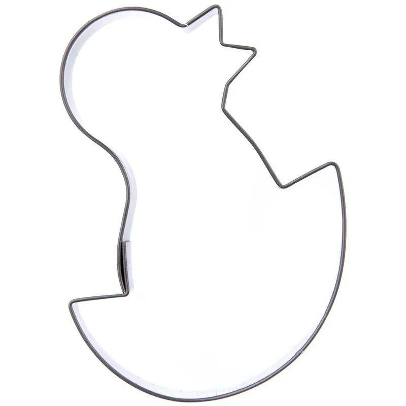 Wykrawacz Do Ciastek Kurczątko 7 x 5,5 cm Stal Nierdzewna MEBLIVA