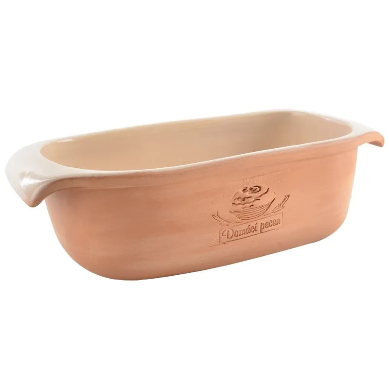 Forma Do Pieczenia Chleba Ceramiczna Solidna Glazurowana 33 cm MEBLIVA