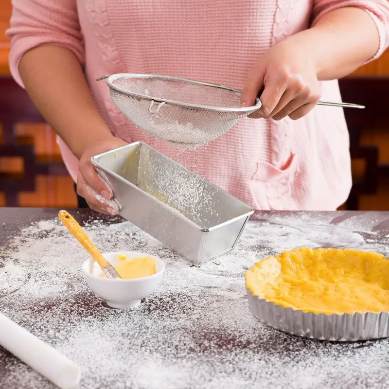 Sitko Kuchenne Stalowe Uniwersalne Gęsta Siateczka 22 cm Zmywarka MEBLIVA