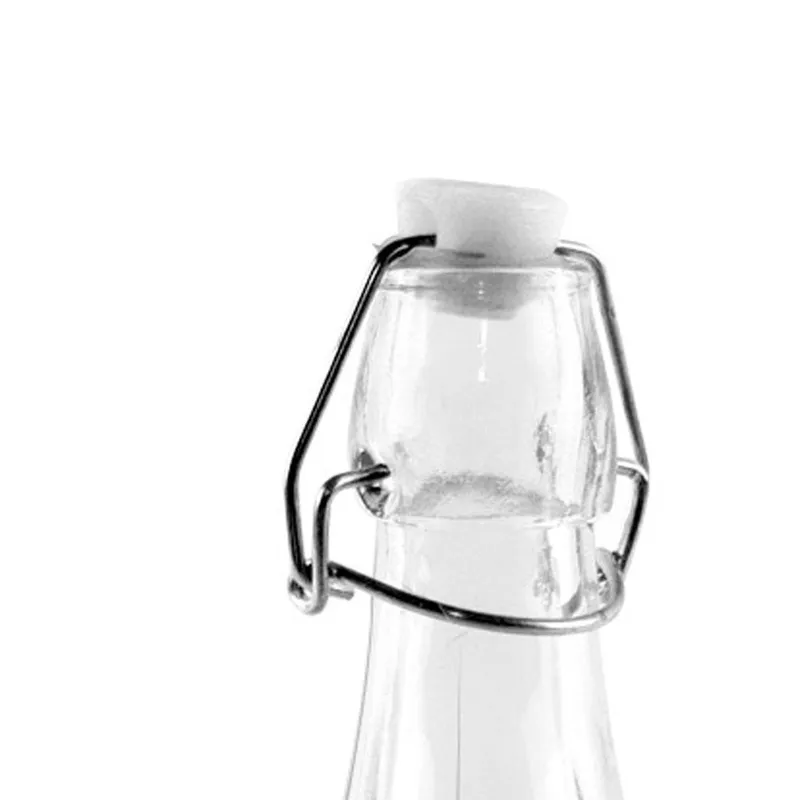 Butelka Szklana 530 ml Z Klipsem Retro Na Lemonadę Lub Nalewki MEBLIVA