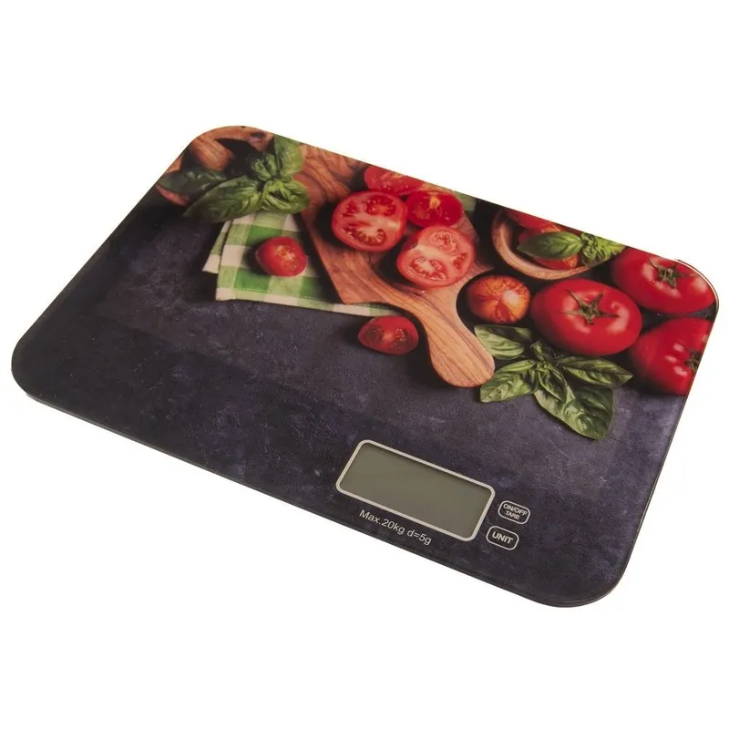 Waga Kuchenna Szklana Elektroniczna Płaska 20 kg MEBLIVA