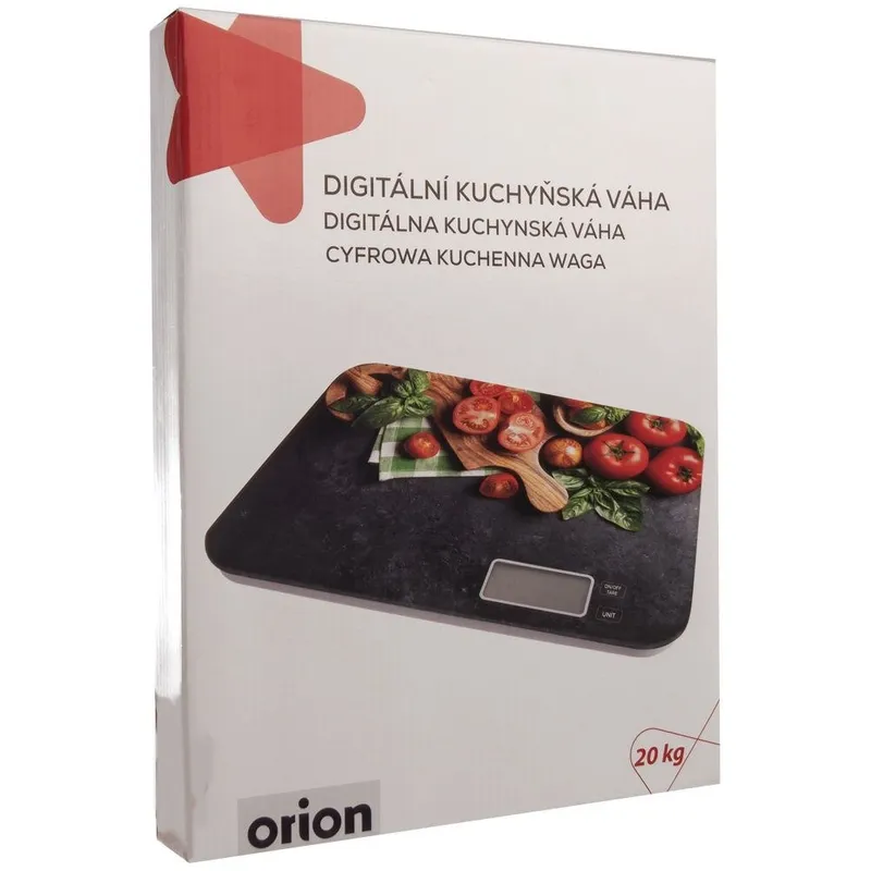 Waga Kuchenna Szklana Elektroniczna Płaska 20 kg MEBLIVA