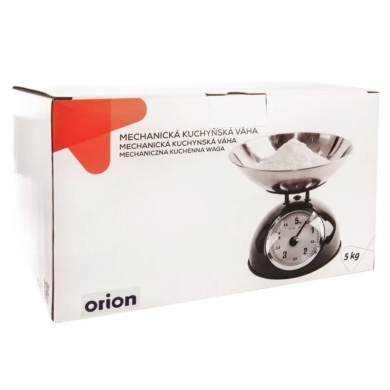 Waga Kuchenna Mechaniczna Metalowa 5 kg Styl Retro 24,5 x 26 cm MEBLIVA
