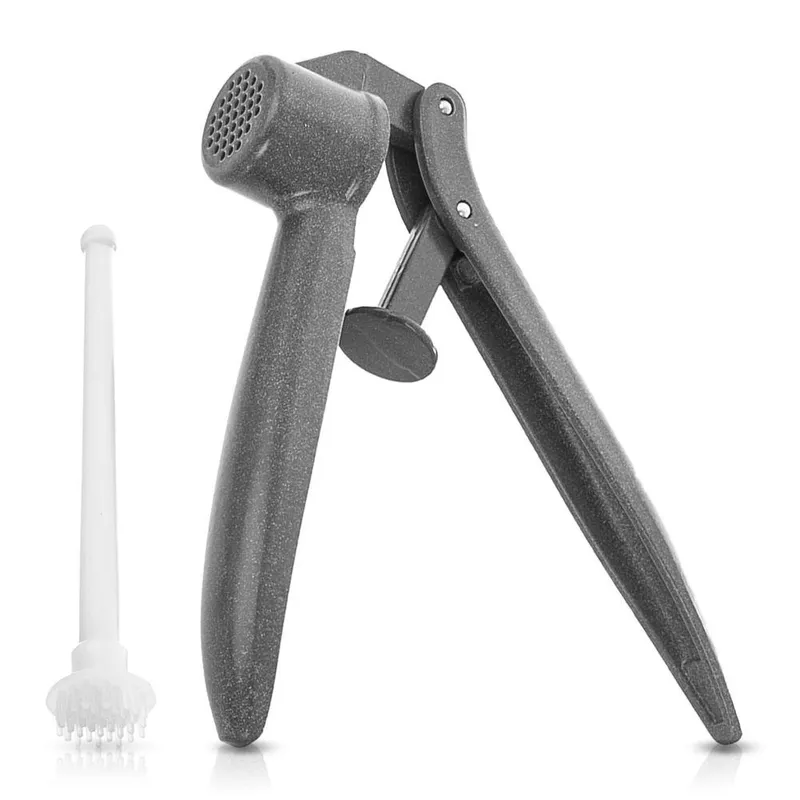 Wyciskacz Do Czosnku Aluminiowy 15,5 cm Z Czyścikiem 2 el. MEBLIVA