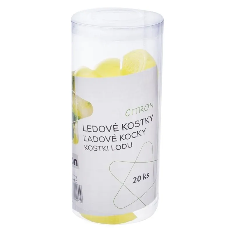 Kostki Lodowe Wielorazowe Kształt Cytryn 20 Sztuk Nie Rozcieńczają MEBLIVA