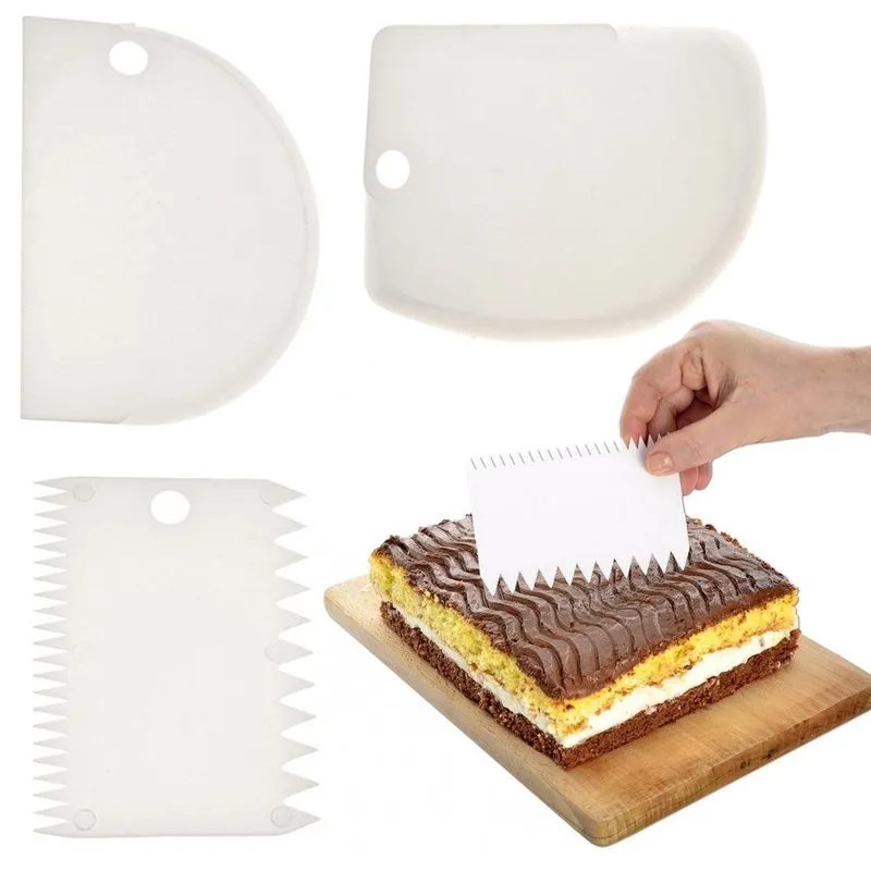 Szpatuły Cukiernicze Zestaw 3 szt. 12 cm LA CUCINA Do Zmywarki MEBLIVA