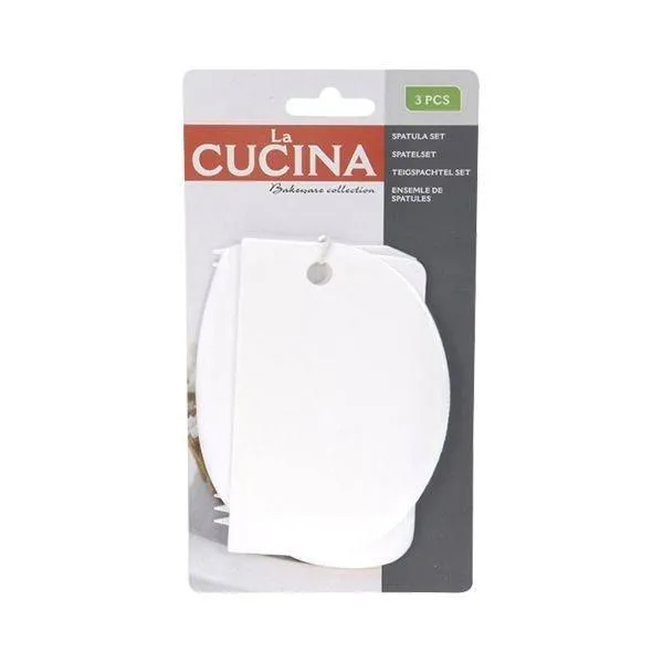 Szpatuły Cukiernicze Zestaw 3 szt. 12 cm LA CUCINA Do Zmywarki MEBLIVA