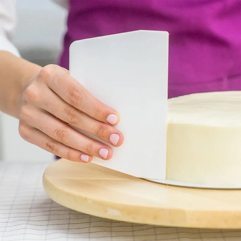 Szpatuła Cukiernicza Duża 19,5 cm Do Kremu Wyprofilowana MEBLIVA