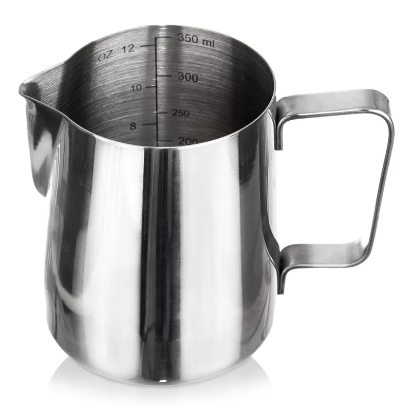 Mlecznik Stalowy Z Miarką Do 350 ml MEBLIVA