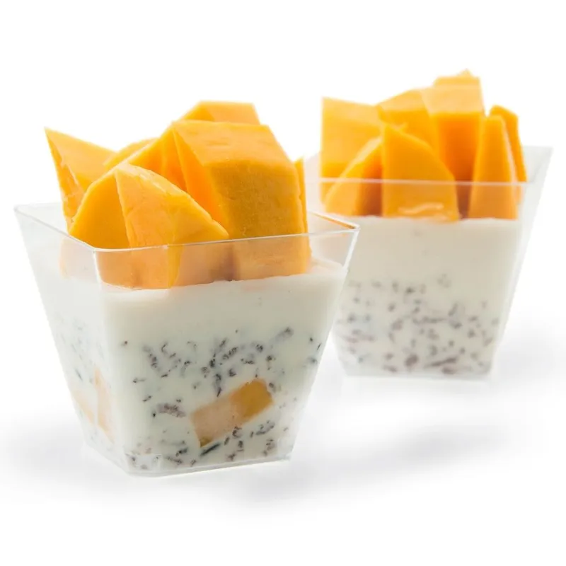 Pucharki Desery Przekąski Tworzywo 6 szt. 120 ml Catering MEBLIVA