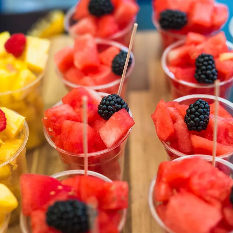 Pucharki Desery Przekąski Tworzywo 6 szt. 180 ml Catering MEBLIVA
