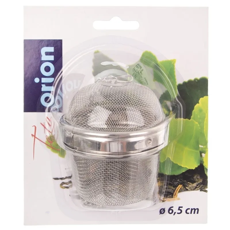 Sitko Do Zaparzania Herbaty Kula Łańcuszek 6,5 cm Stal Zaparzacz MEBLIVA