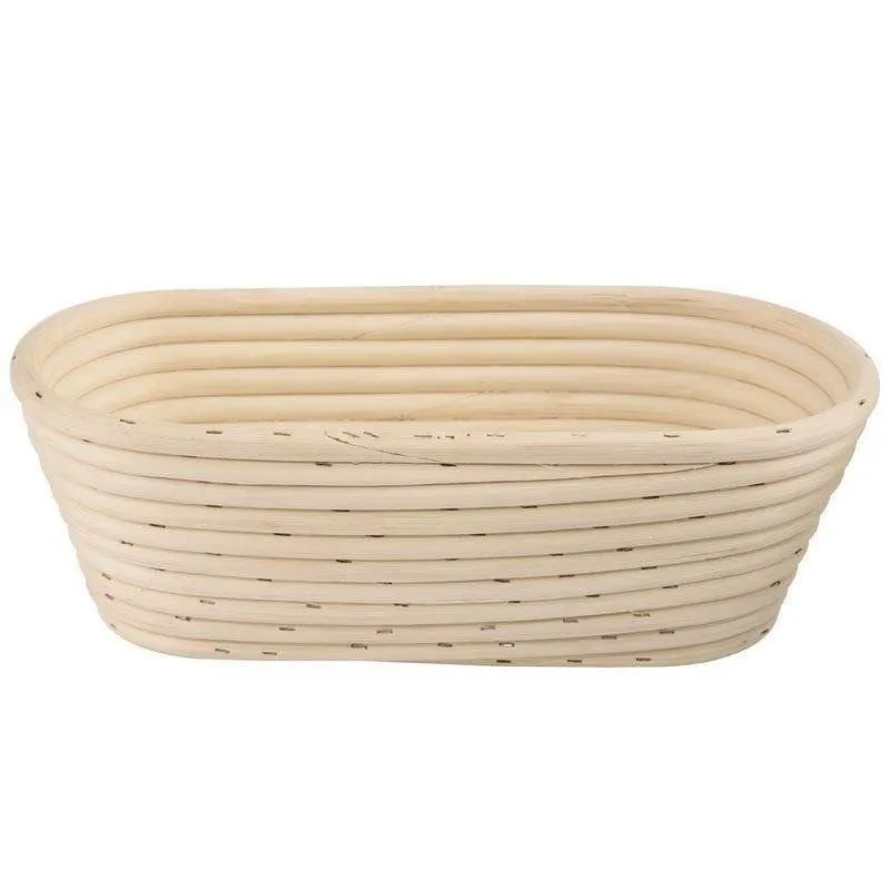 Koszyk Do Wyrastania Ciasta Na Chleb Rattanowy Solidny 32 x 15 x 9 MEBLIVA